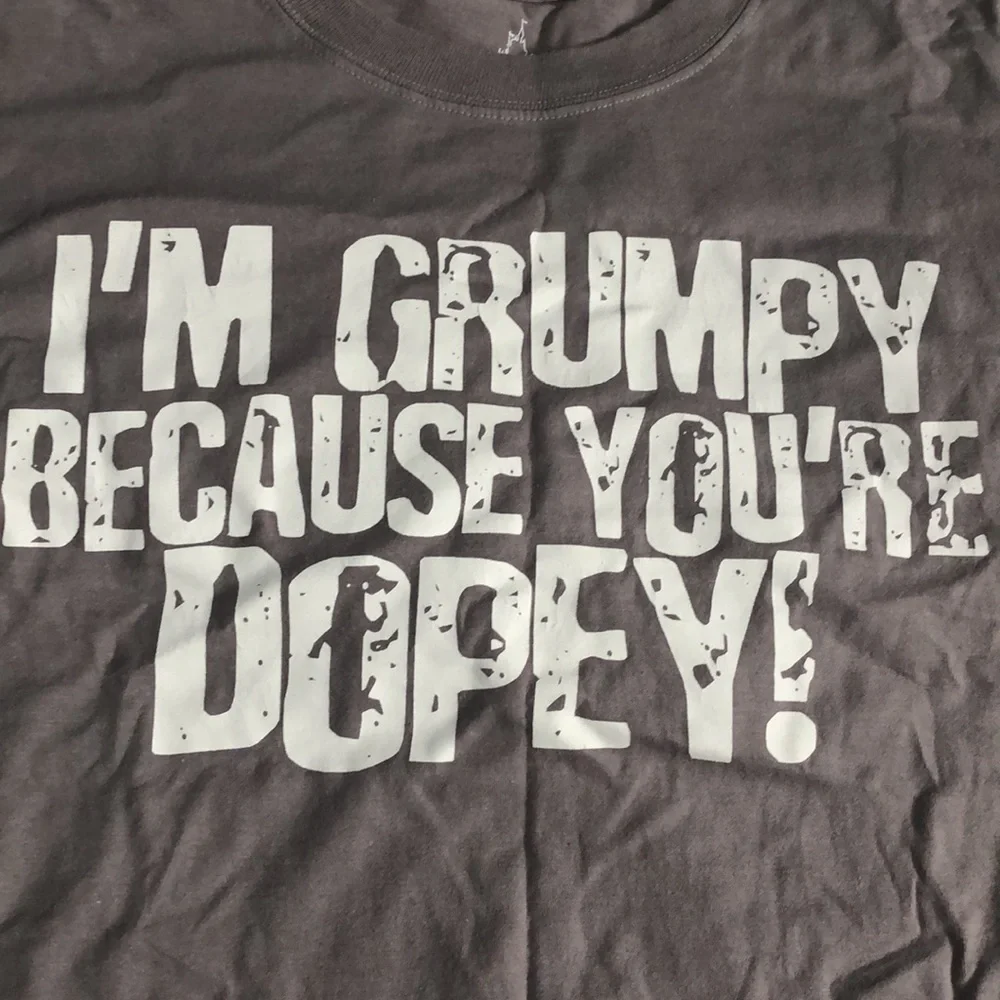 Disney Grumpy tee size L - Picture 2 of 5